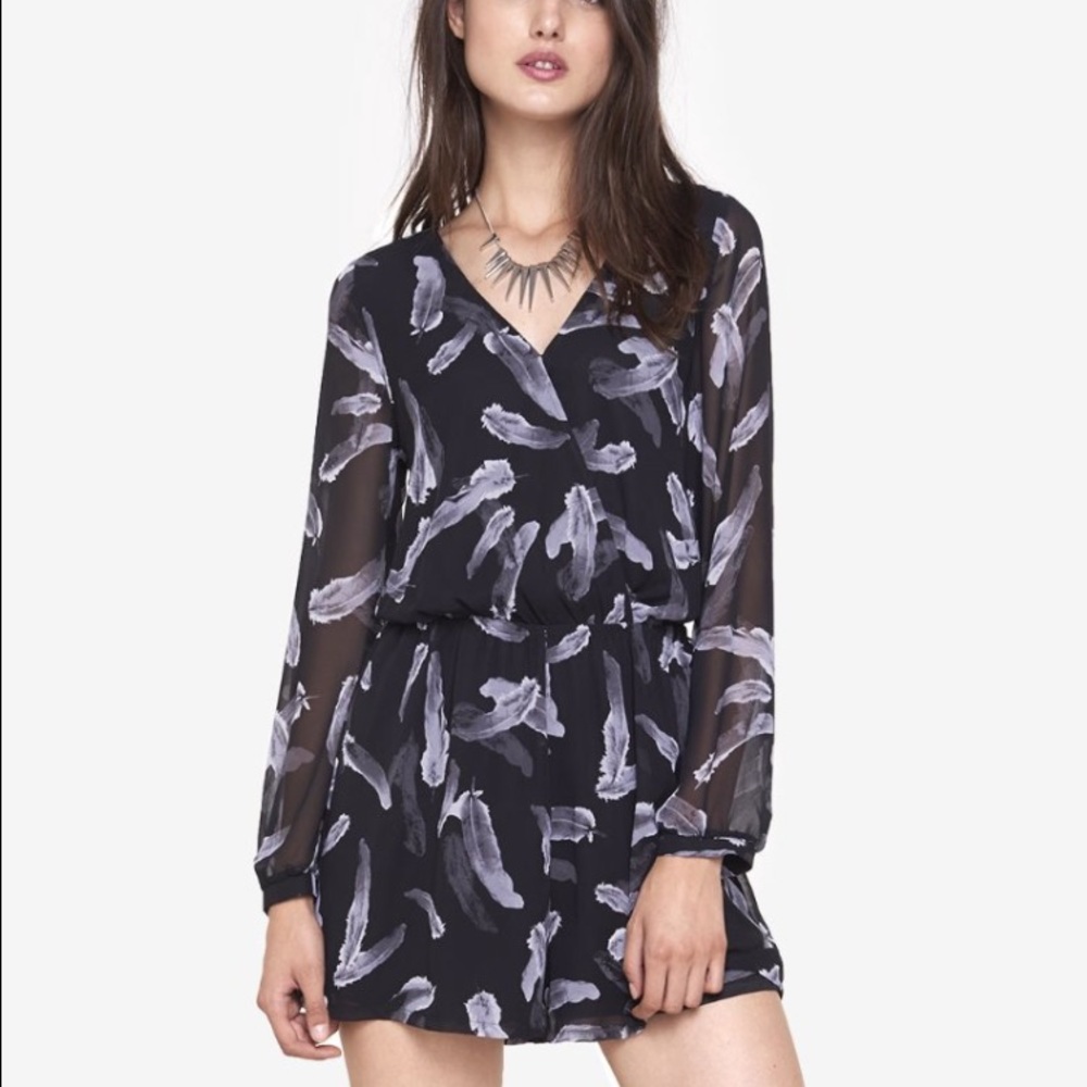 Express feather romper